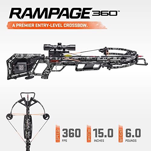 Wicked Ridge Rampage 360, Peak Camo - 360 FPS - Equipped with 3X Multi-Line Scope & Built-in ACUdraw for Effortless Cocking - Thumbnail 2