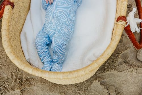 Image of Copper Pearl Baby Zip-Up Footie Pajamas - Soft Stretchy Sleep and Play Footies for Boys and Girls