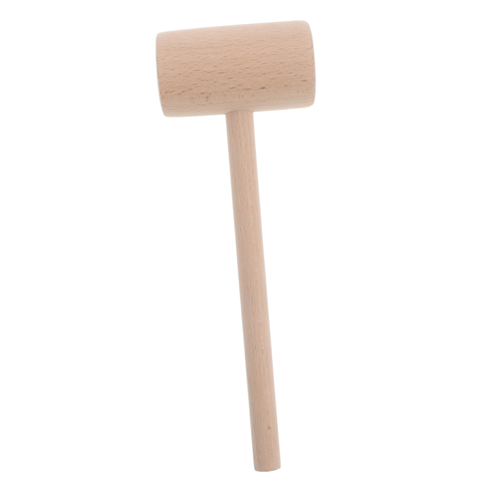 Gogogmee Leather Craft Hammer Wooden Mallet Smooth Handle for Carving and DIY Projects Sturdy and Aesthetically Pleasing