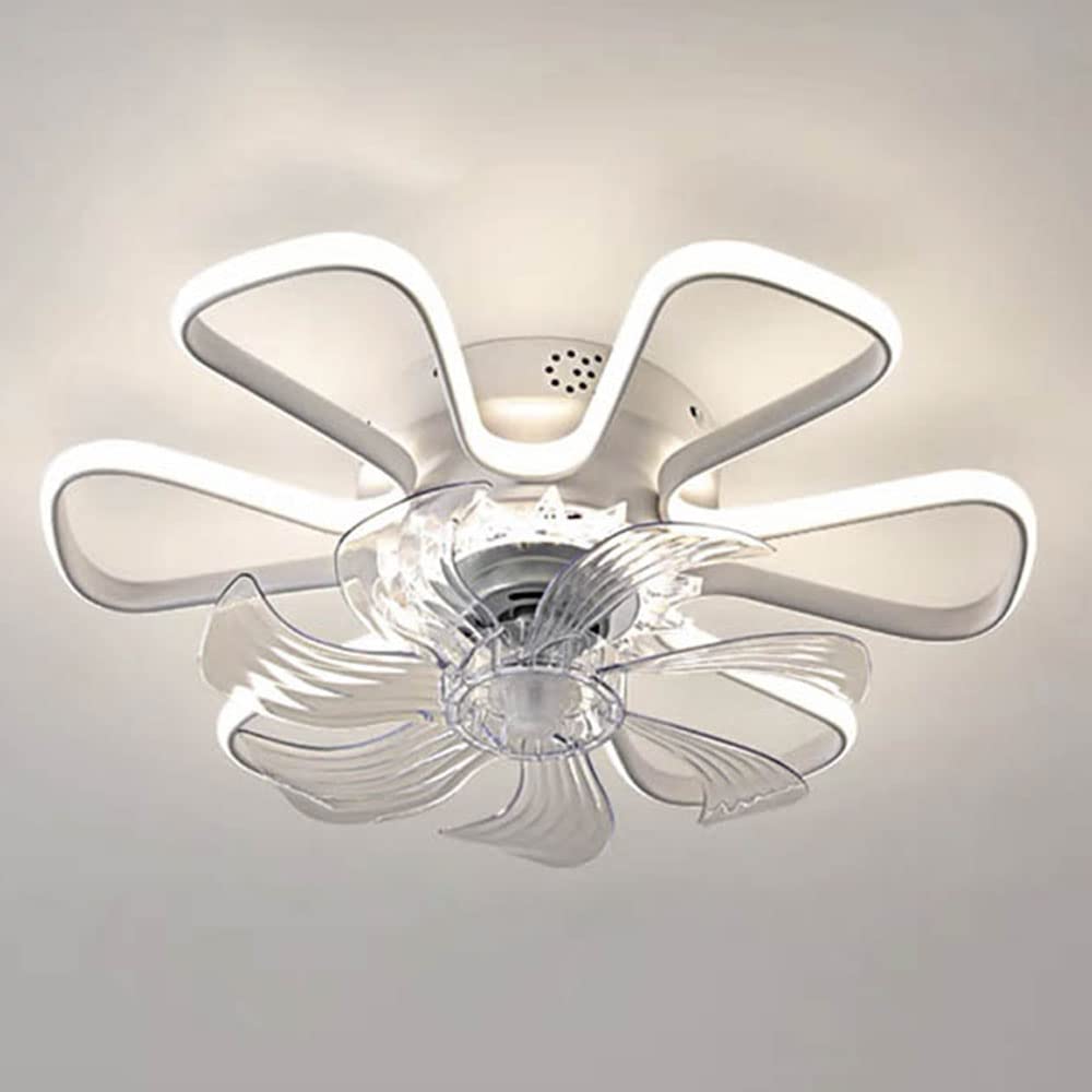 Ventilateur de plafond à intensité variable avec 3 vitesses et éclairage LED muet