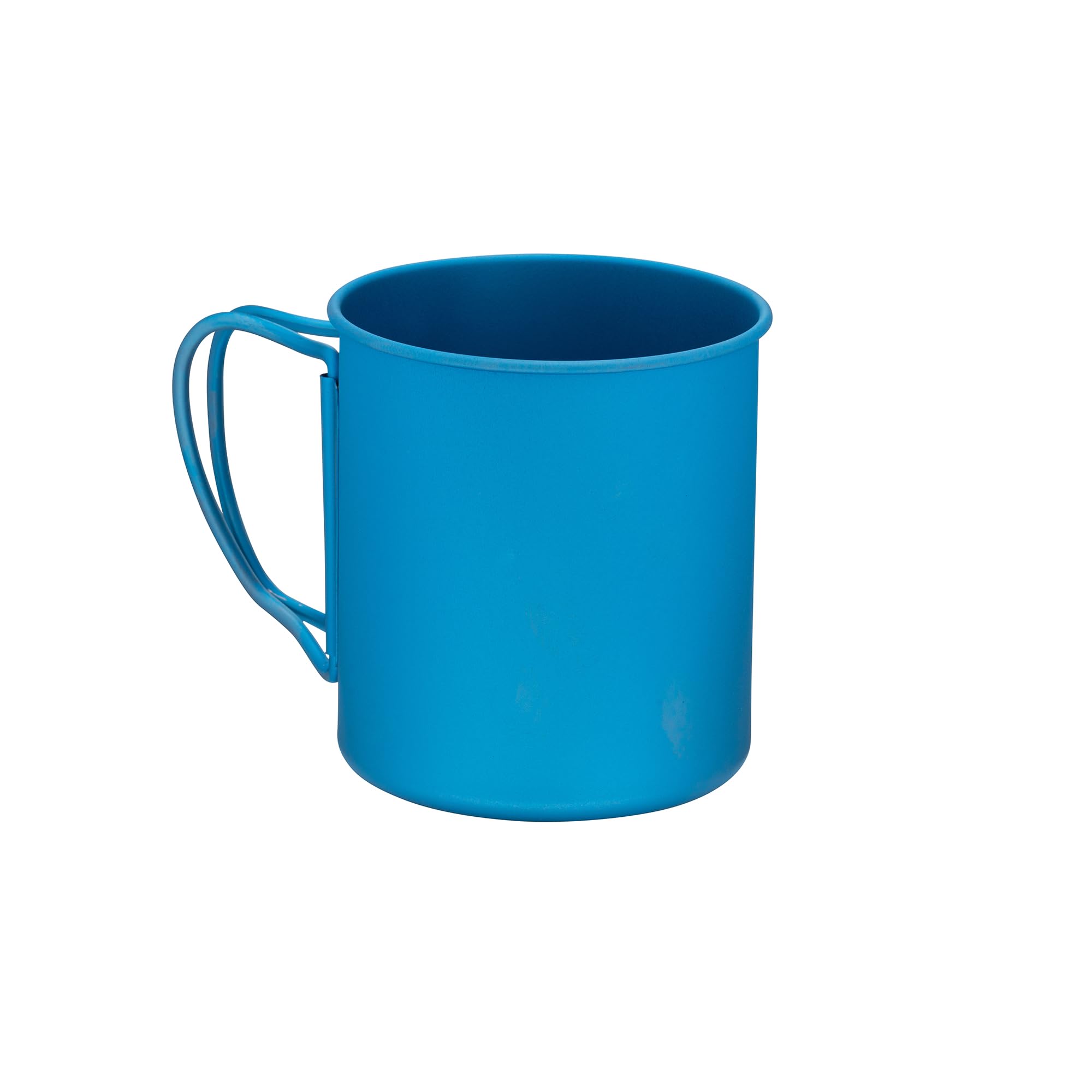 Snow Peak Titanium Single Walled Mug 450ml, Blau, Ultraleichter japanischer Titanbecher für Camping & Outdoor