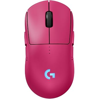 Logitech G PRO 2 Lightspeed Wireless Gaming Mouse | Right/Left Handed Use, Up to 4 Customizable Magnetic Side Buttons, 44K DP