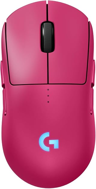Mouse Gamer Sem Fio Logitech G PRO 2 LIGHTSPEED para Destros ou Canhotos, 4 Botões Programáveis e Removíveis, Sensor Hero 2 44K DPI, Carregamento
