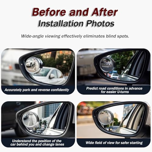 Rétroviseurs angle mort pour Fiat Brava Bravo Bravissimo - Miroir convexe HD grand angle - 4