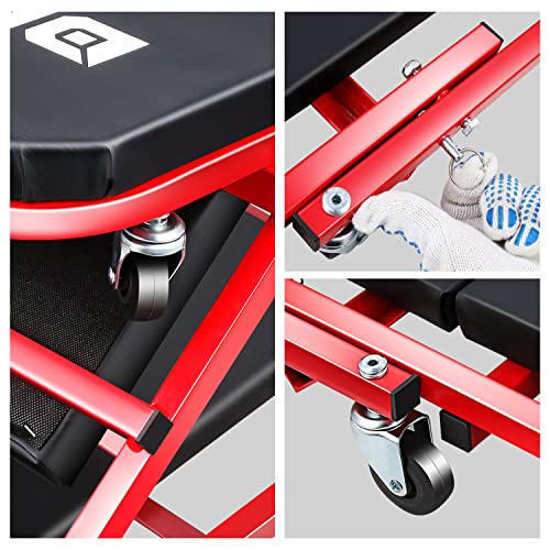 image for ‎DNA MOTORING TOOLS-00186 40 Inches 2 IN 1 Rolling Folding Car Creep