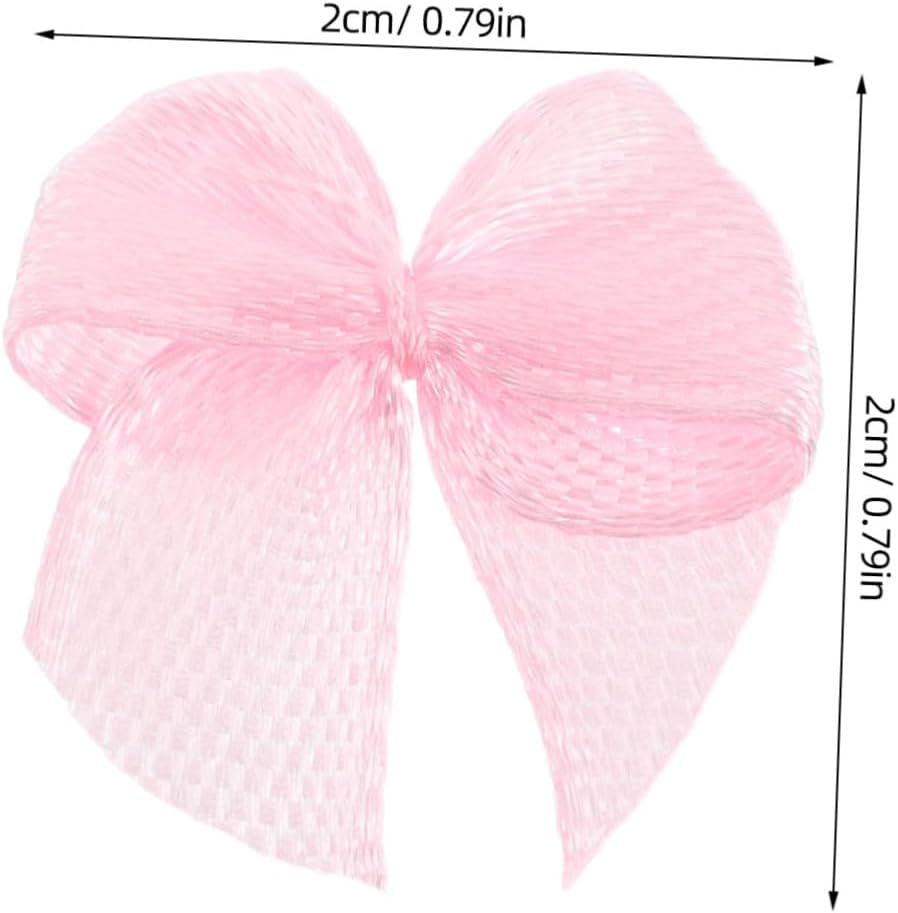 200pcs Tiny Bowknot Accessories Mini Hair Bows for Girls Lightweight Polyester Ribbon Craft Bows for Hairpins and Charms for Everyday Style and Special Occasions