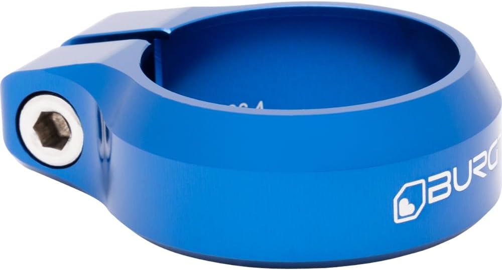 Burgtec Seat Clamp - 36.4mm Diameter - Deep Blue