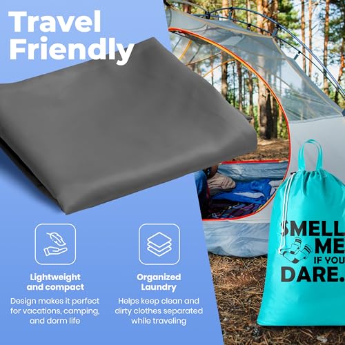 Bolsas de diseño divertido para ropa sucia con capacidad extragrande pack de 2 5