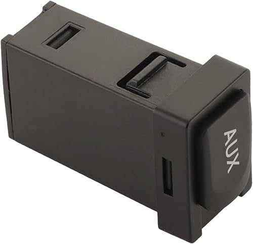 86190-02010 Adaptador auxiliar de entrada de puerto auxiliar compatible con Toyota 09-13 Corolla 07-14 Tundra 09-12 Tacoma 09-11 RAV4 10-11