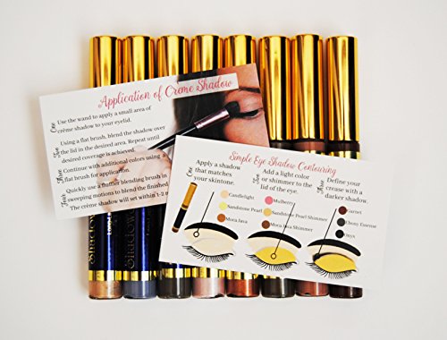 ShadowSense Application Cards | 50 Pack | Application of Creme Shadow | LipSense by SeneGence for ShadowSense Eyeshadow