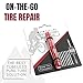 KOM Cycling Tubeless Tire Repair Kit for Bikes and Tubeless Sealant Injector Syringe and Presta Valve Core Removal Tool Bundle