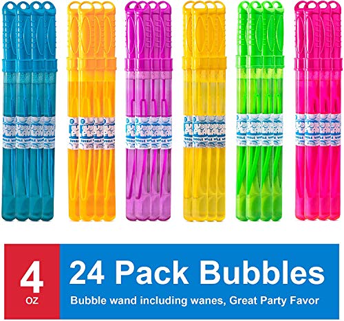 Bubble Play Giant Bubble Wands for Kids, 24 Pack - 14", Super Value Party Favors and Summer Toys Fun - Thumbnail 7