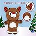 KIDS PREFERRED Rudolph The Red Nose Reindeer Cuteeze Stuffed Animal Plush Toy for Baby and Toddler Boys and Girls - 6 Inches