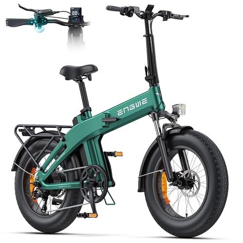 ENGWE E Bike Klapprad, 48V 13.5Ah Akku bis 120km, Drehmomentsensor & Faltbares Design mit Hydraulische Bremsen sowie APP für Jedes Gelände, EP-2 3.0