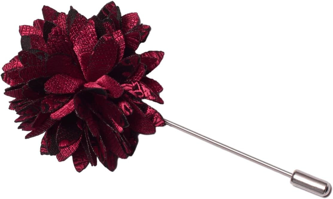 GUSLESON 3.15"（8cm） Mens Paisley Tie and Lapel Pin Necktie Hankerchief Cufflinks Set for Men - Image 4