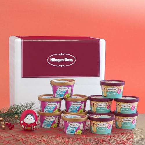 【公式】 ハーゲンダッツ福袋 CREAMYGELATO贅沢ぶどう6個＋カスタードプリン～クリームリッチ～6個合計12個セット HDGP【出荷後3日間を超えるご不在で返品された場合の再発送・返金不可】| 食欲の秋 ぶどう好き ジェラート グレープ プリン 敬老の日 感謝 ありがとう 限定 ハーゲンダッツ ミニカップ セット アイス 詰め合わせ