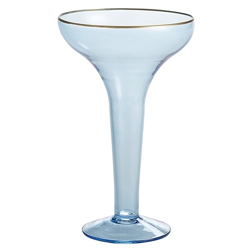 Miniatura 3 de slant collections Cupé - Vaso de champán, 8 onzas, azul claro