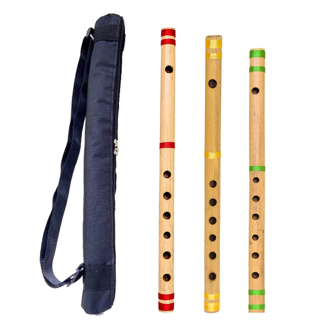SG Musical Set of C-Scale, A-Scale & G-Scale Bamboo Flute Set with Cover/Carry Bag-picture-33