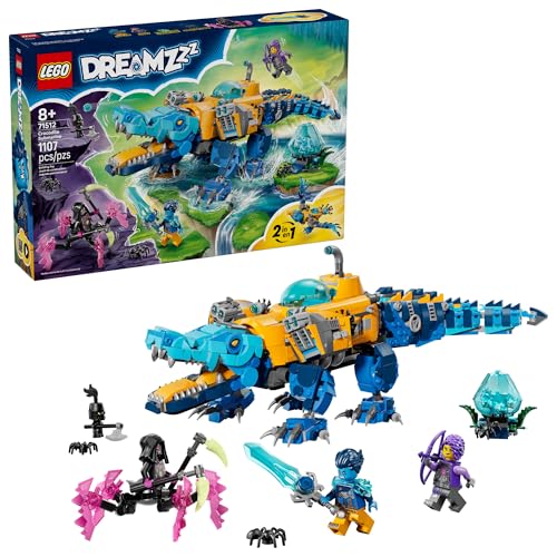 LEGO DREAMZzz Crocodile Submarine Building Toy for Boys & Girls
