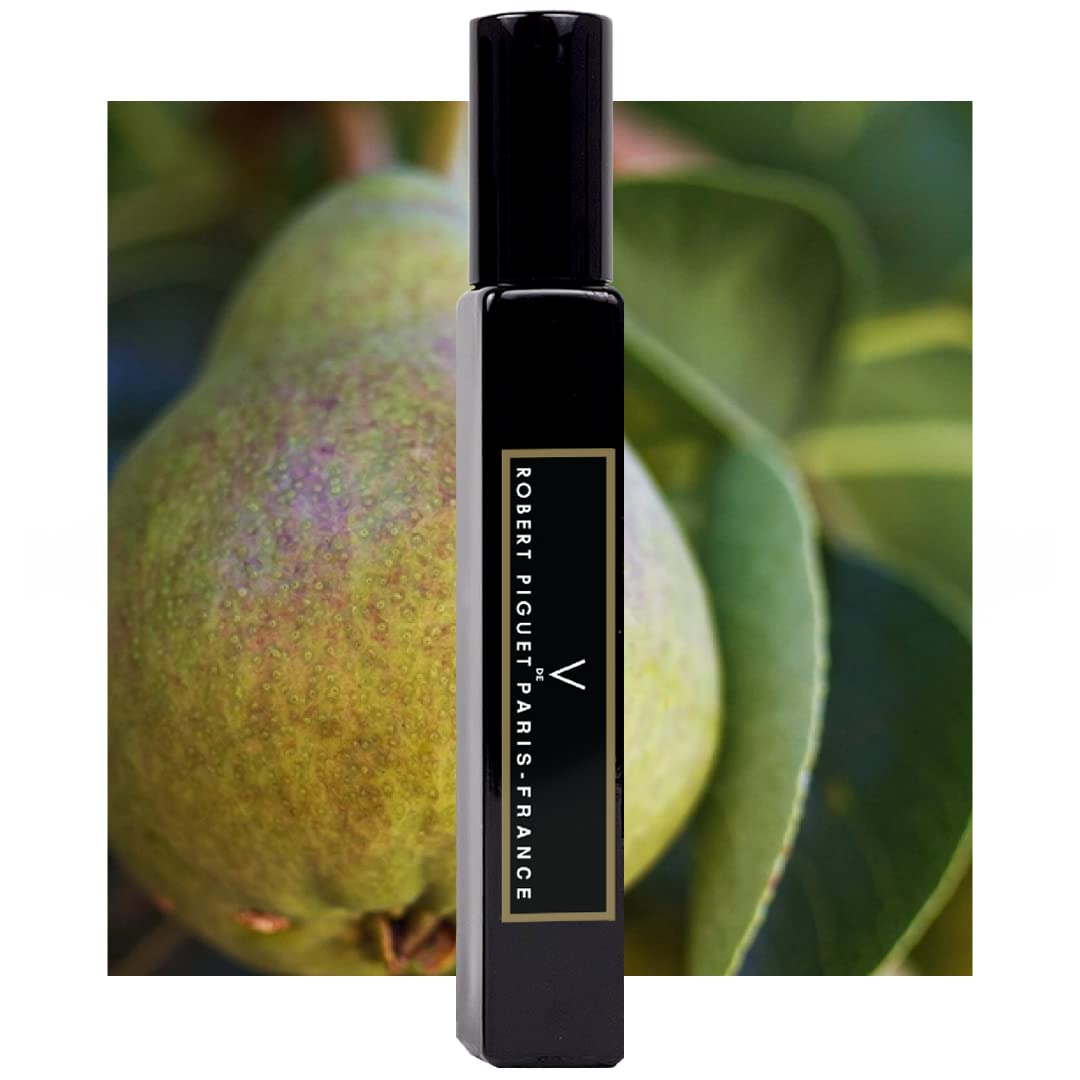 Robert Piguet V Eau de Parfum Refillable Travel Spray - Unisex Oriental Perfume with Notes of Peach, Rose & Patchouli - Made in France, .27oz/ 8ml