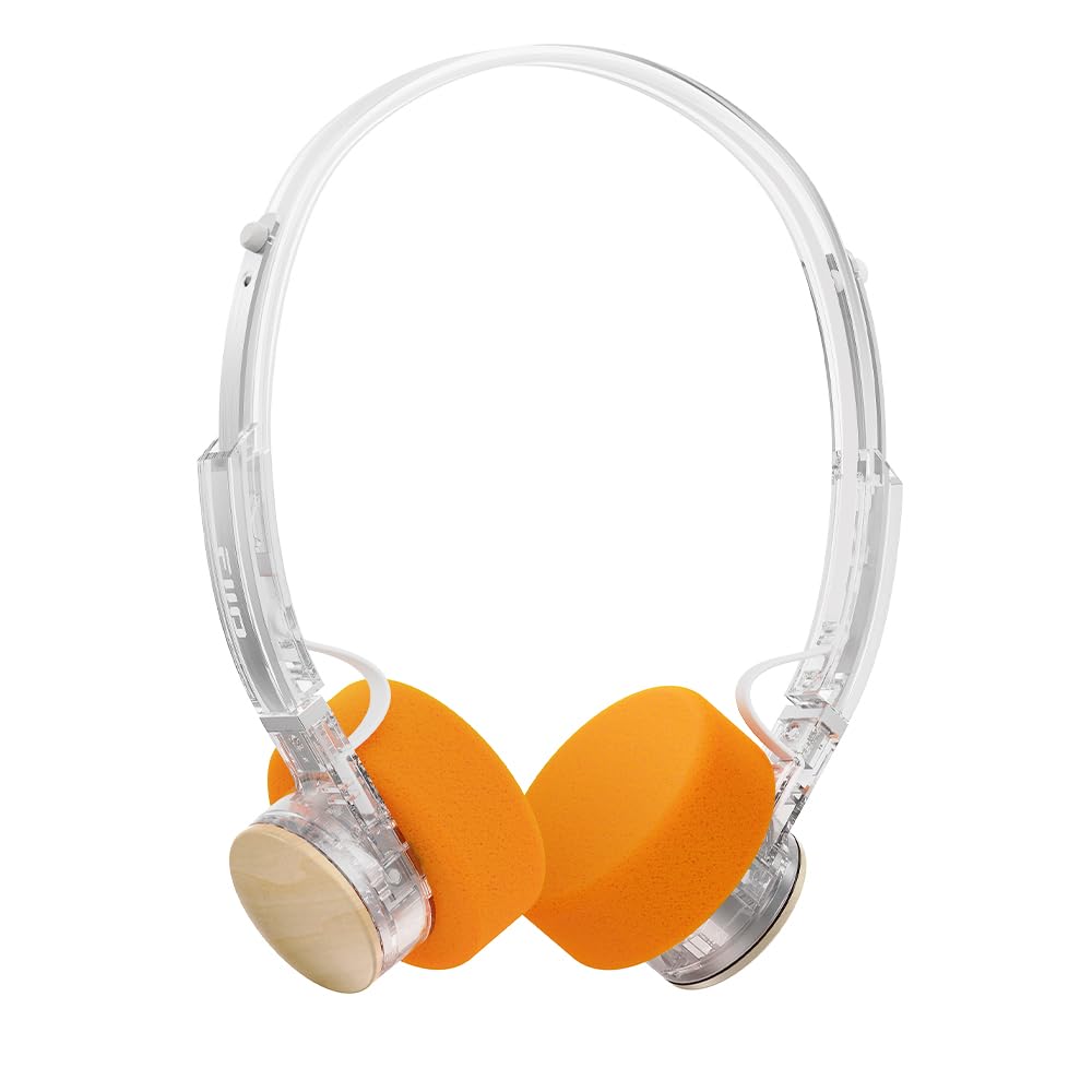 FiiO EH11 Casque Bluetooth rétro supra-auriculaire, sans fil LDAC, léger, 92 g, 30 heures d'autonomie, connexion double appareil, égaliseur d'application et mode jeu, microphone intégré (transparent)