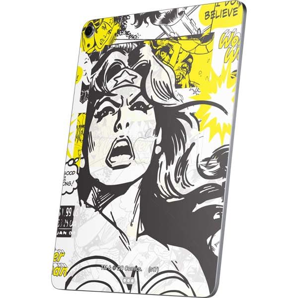Skinit Decal Tablet Skin Compatible with iPad Air 11in (2024-2025) - Officially Licensed DC Comics Wonder Woman Vintage Comic Art Design
