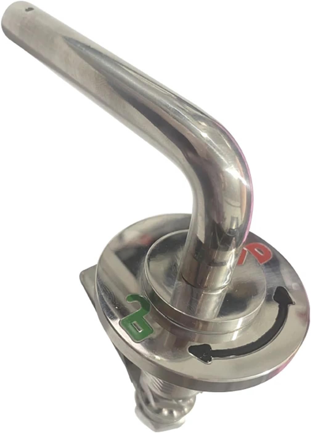 Stainless Steel Door Handle Lock Interior Front Doors Entrance Keyed Locks 1Pcs