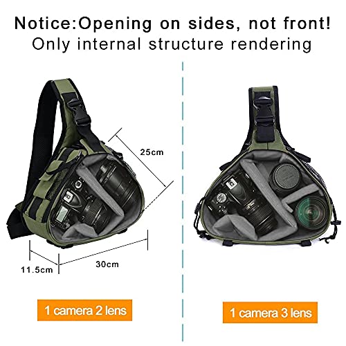 CADeN-Camera-Bag-Sling-Backpack-Camera-Case-Waterproof-with-Rain-Cover-Tripod-Holder-Compatible-for-DSLRSLR-Mirrorless-Cameras-Canon-Nikon-Sony-Pentax-and-Accessories
