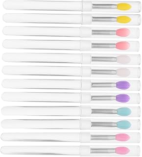 Beaupretty 12 pinceles de labios con tapa, ap...