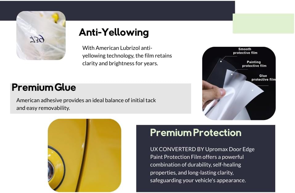 Miniatura 8 de 3M-3 Protector de Borde de Puerta, Película Protectora de Pintura, Guarda de Puerta de Coche Scotch, PPF Precortada, Ajuste Universal para Coches,