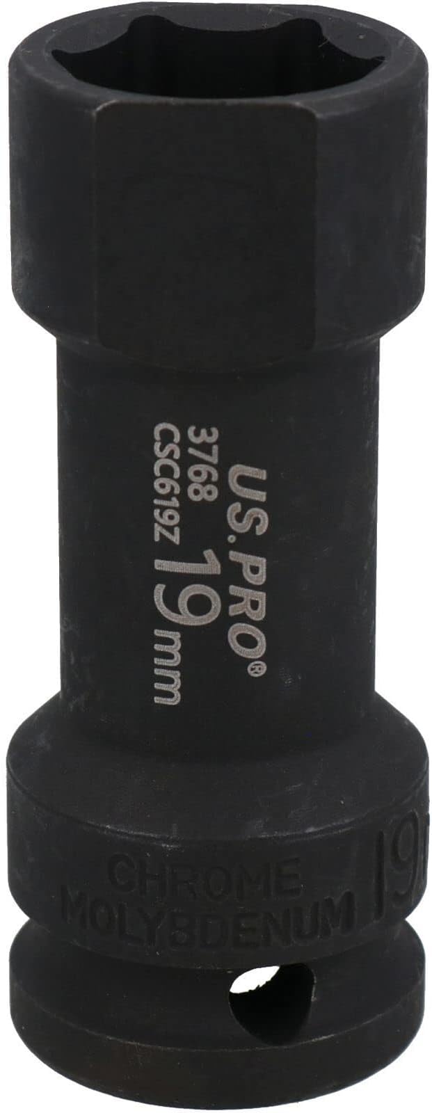 19mm 1/2" Drive Deep Strut Channel Socket for Unistrut Type Channel 72mm Long