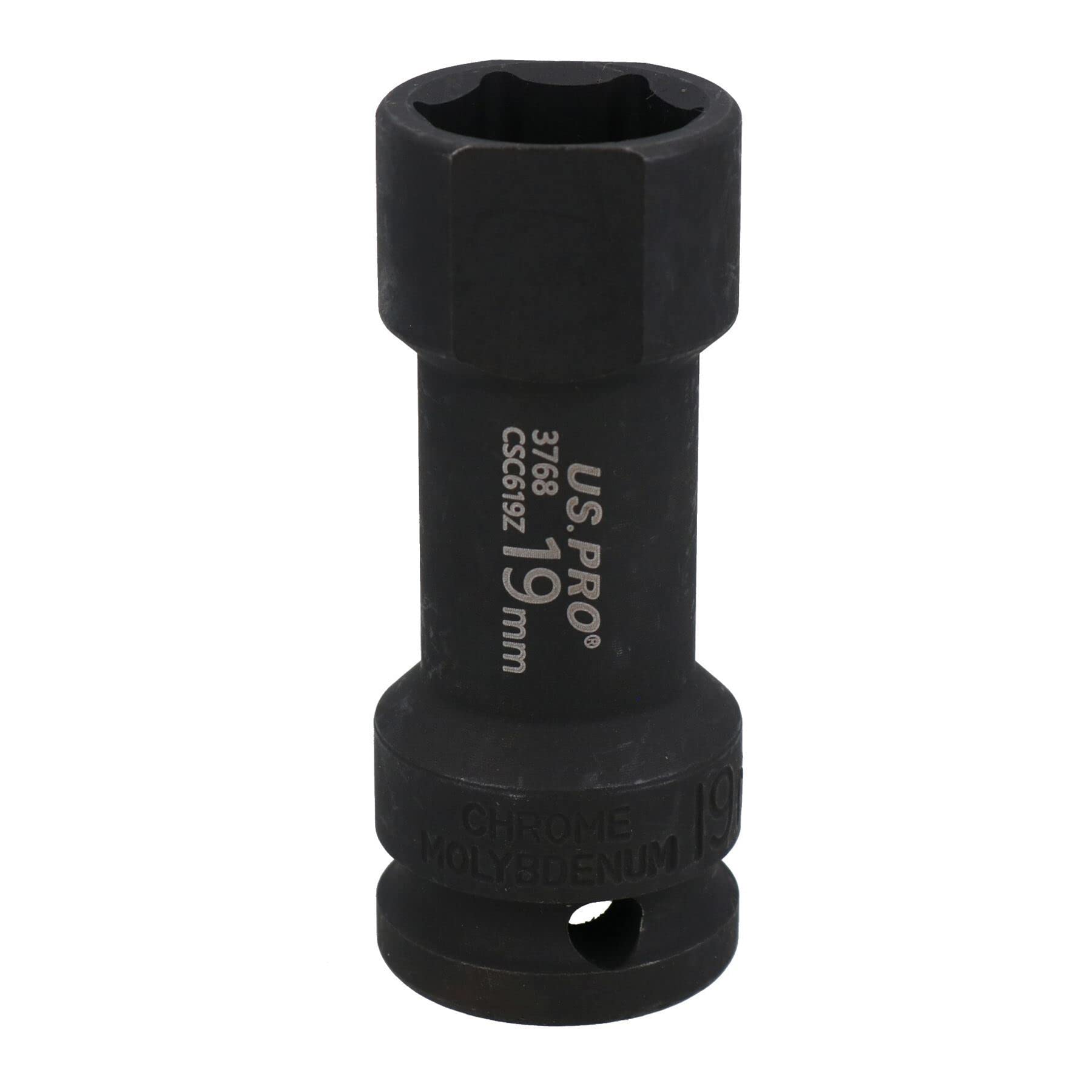 19mm 1/2" Drive Deep Strut Channel Socket for Unistrut Type Channel 72mm Long