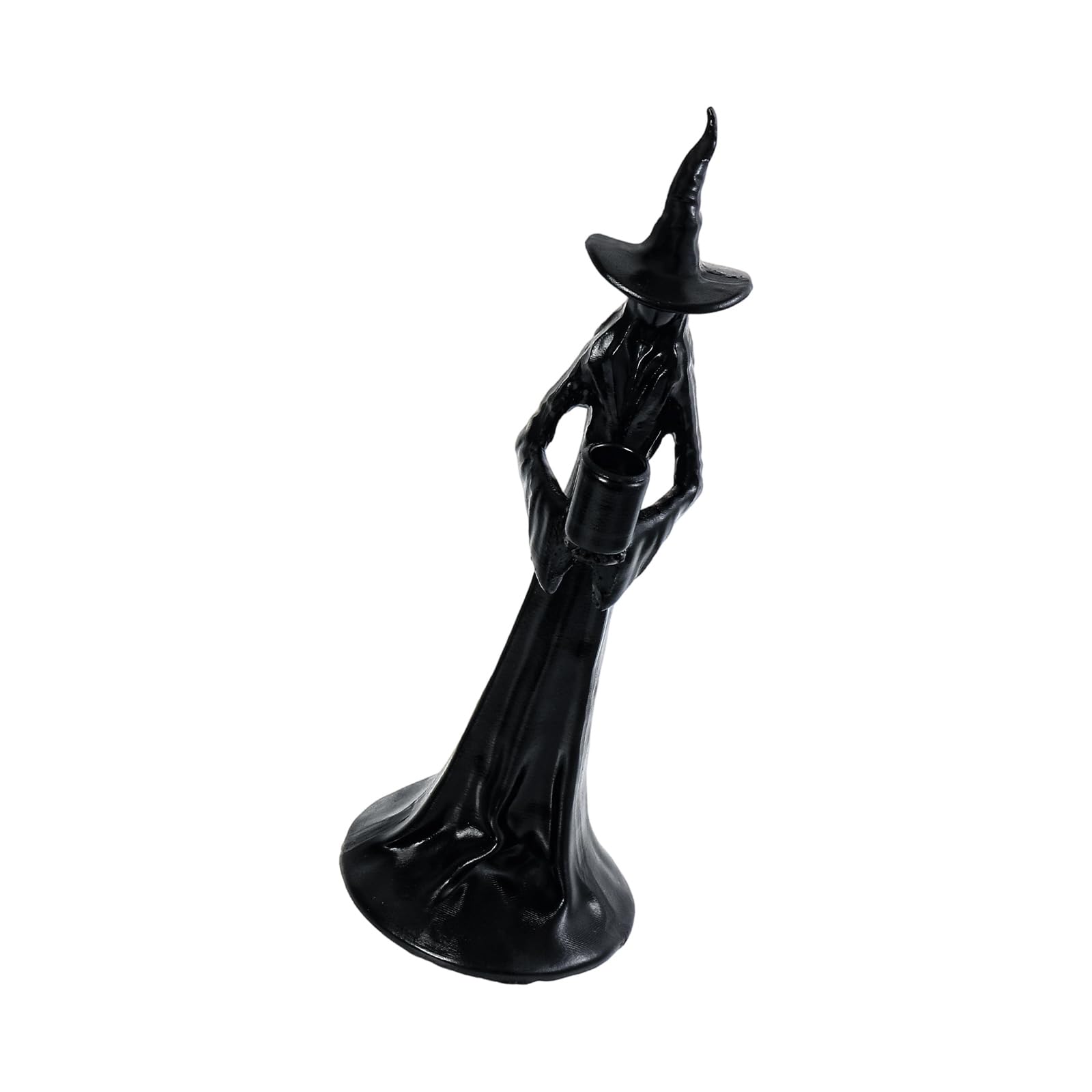 Nucelit Resin Witch Figurine Halloween Themed Home Accent for Shelf Display Resin Witch Sculpture
