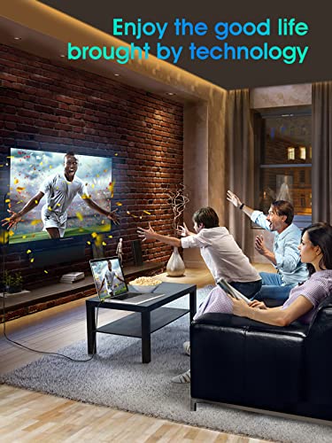 Kobilar 8K@60Hz /4K@120Hz Hdmi Cable -Optical Fiber Cable, Hdmi 2.1 Cable,Ultra High Speed Hdmi Cable,48Gbps,One Direction,For Ps5/Ps4,Uhd Tv,Home Theater,Xbox,Audio Receiver #TOP4