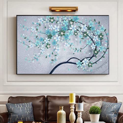 Fleur fortune arbre toile art aux finitions d'art imprimé de haute précision