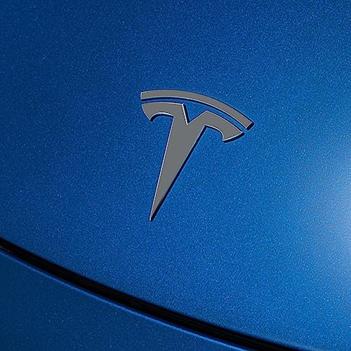Image of IPG Compatible with Model Y Decal Sticker (8 Logo Set) Overlay Stickers Do it Yourself Stickers Set Personalize Your Tesla (Gloss Silver)