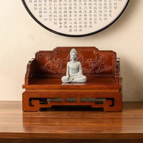 Drewniany stół ołtarzowy Buddy do domu, stojak do medytacji, chińskie buddyjskie biurko modlitewne, dekoracja Feng Shui dla Guan Gong Guanyin