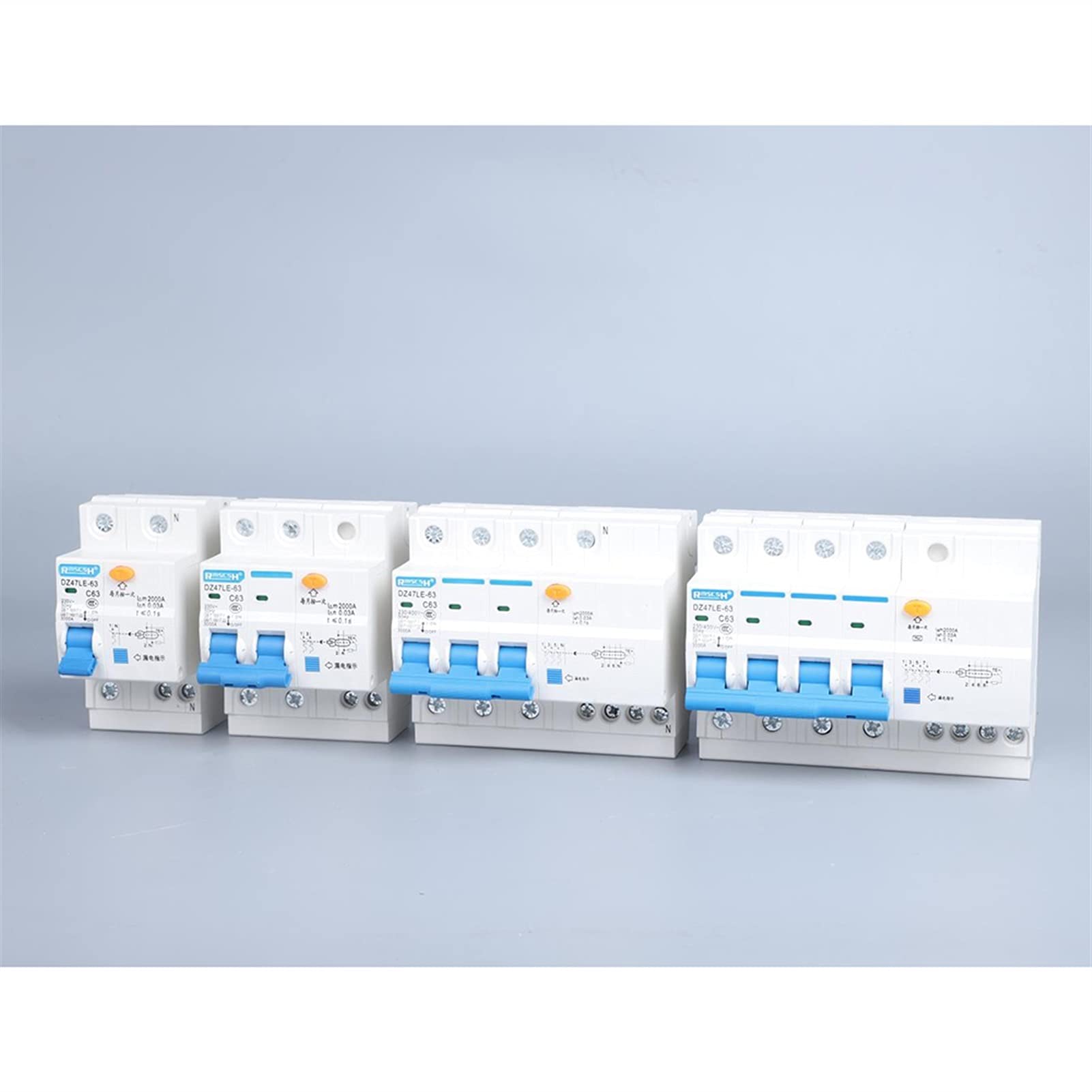 IEUMJNAT Circuit Breaker Residual Current Operated Leakage Protective DZ47LE RCBO RCCB MCB RCD 16A 20A 25A 32A 40A 50A(25v,3)
