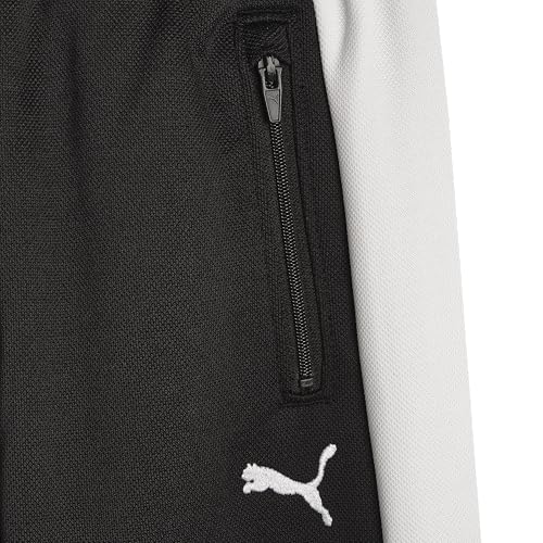 Puma Girls' T7 Foundations Classic Wide Leg Track, Pull on Pant, Drawcord Closure4