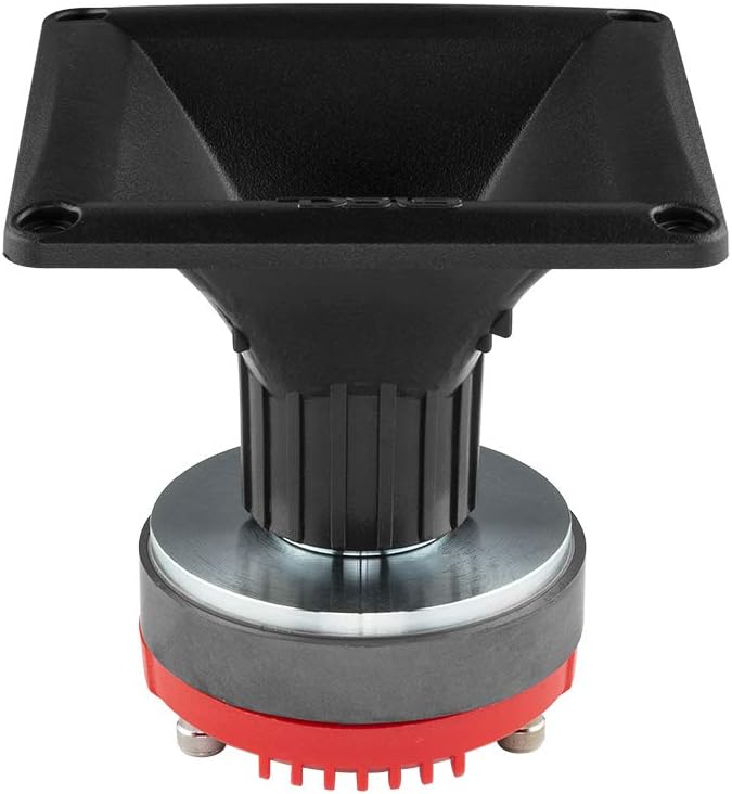DS18 PRO-DR1PK44 1" Twist On Throat Compression Driver with 1" Phenolic Voice Coil and PRO-H44/BK Horn 240 Watts 8-ohm