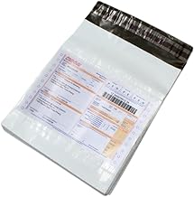 Securement Courier Bag/Envelopes/Pouches/Cover 10x12 (Pack of 100) Temper Proof Plastic Polybags for Shipping/Packing (with Sealking Pod)