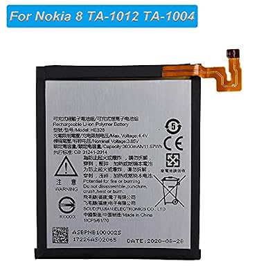 Replacement Battery HE328 Compatible with Nokia 8 TA-1052 TA-1012 TA-1004 with Tools