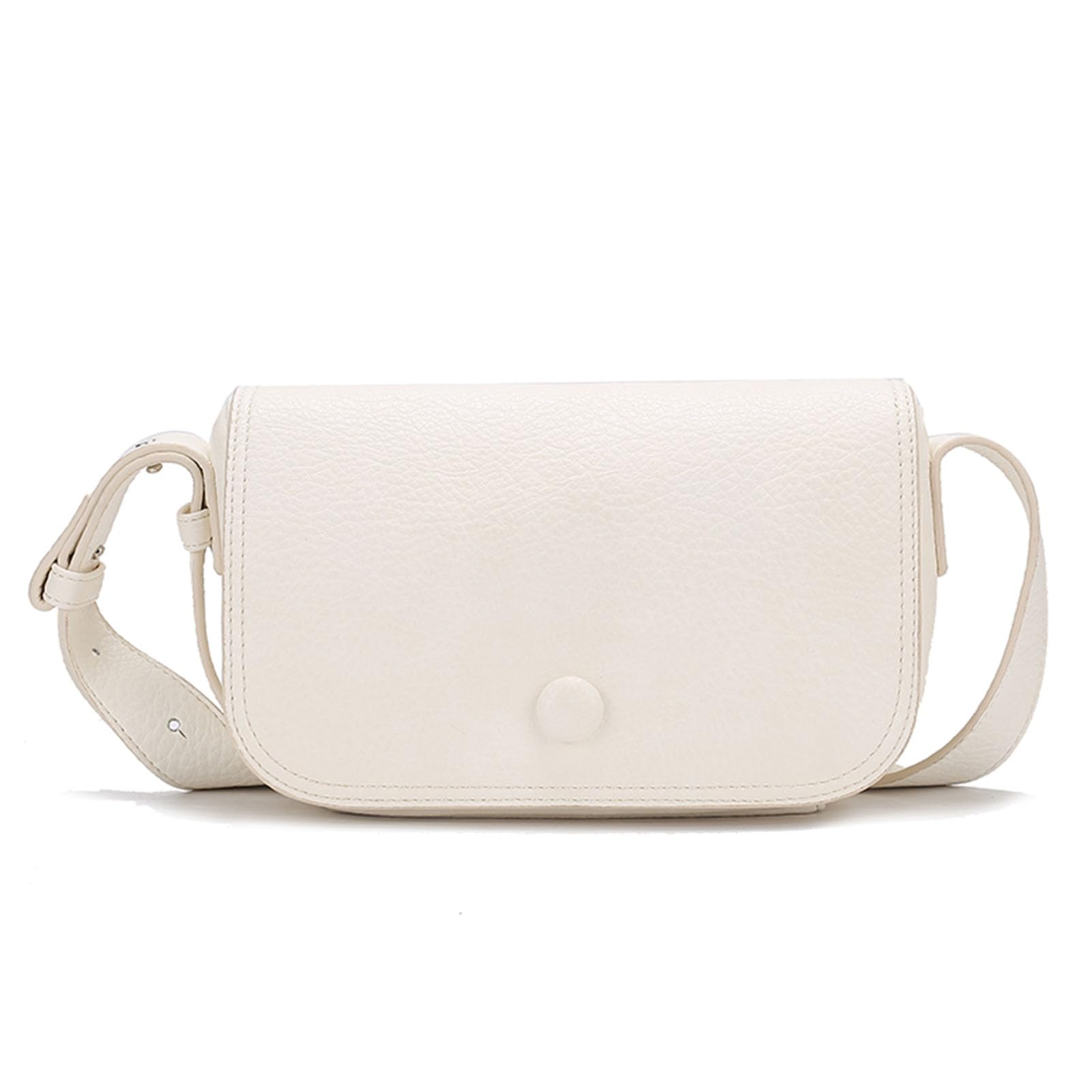 Borsa A Tracolla Donna In Pelle PU, Piccola A Mezzaluna Con Cerniera, Rossa, Per Viaggi, Lavoro E Appuntamenti, 24,5x6,5x14 Cm