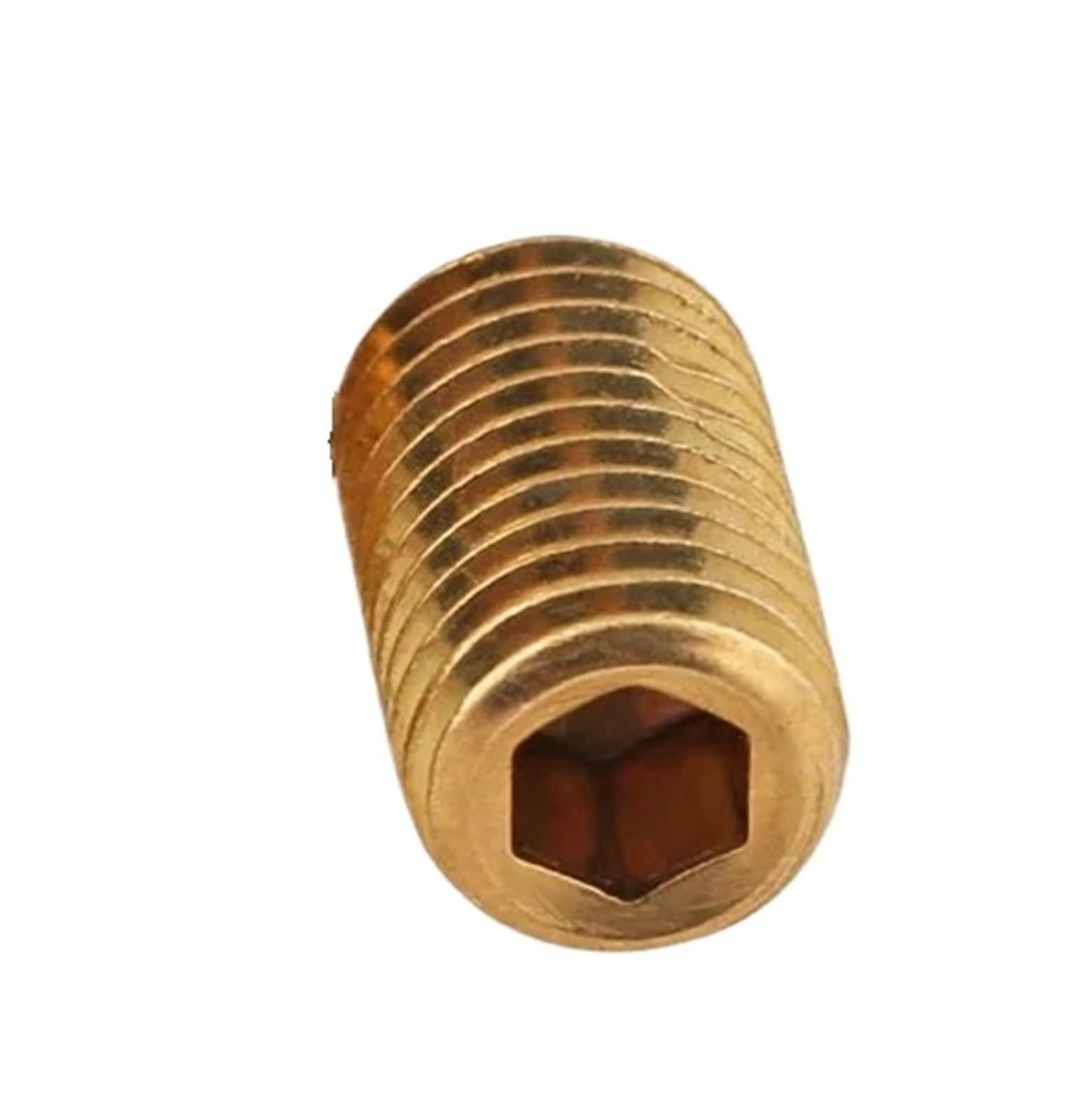 2-20 Sztuk M10 X 1,5 10mm Z Litego Mosiądzu Śruba Dociskowa Cup Point Zestaw Gniazd Sześciokątnych Śruby DIN 916(M10X12mm-20pcs)