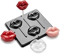 Vista 3 de Molde de caramelo de chocolate Lollipop para labios 3304