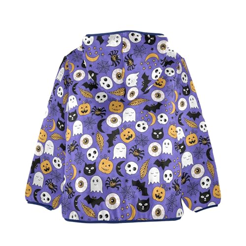 Boys' Fleece Hoody Jacket Zip Up Coat Warm Fall Winter Plush Jacket Halloween Long Sleeve Outerwear2