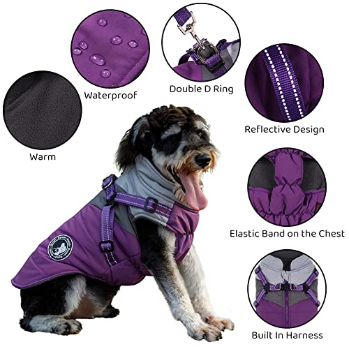 Gyuzh Dog Coats For Small Medium Dogs Winter Dog Coat Dog Jacket Vest Clothes Dog Harness Coat Small Dog Harness Puppy Coats Jackets Waterproof Small Medium Dog Coats For Winter #TOP1