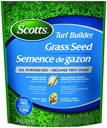 Scotts Turf Builder Grass Seed All Purpose Mix 2Kg (492 sq meters / 5,296 sq feet coverage) | Sun & Shade formula for a thick, green lawn - View 3