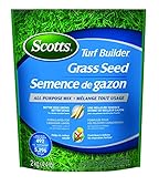 Scotts Turf Builder Grass Seed All Purpose Mix 2Kg (492 sq meters / 5,296 sq feet coverage) | Sun & Shade formula for a thick, green lawn