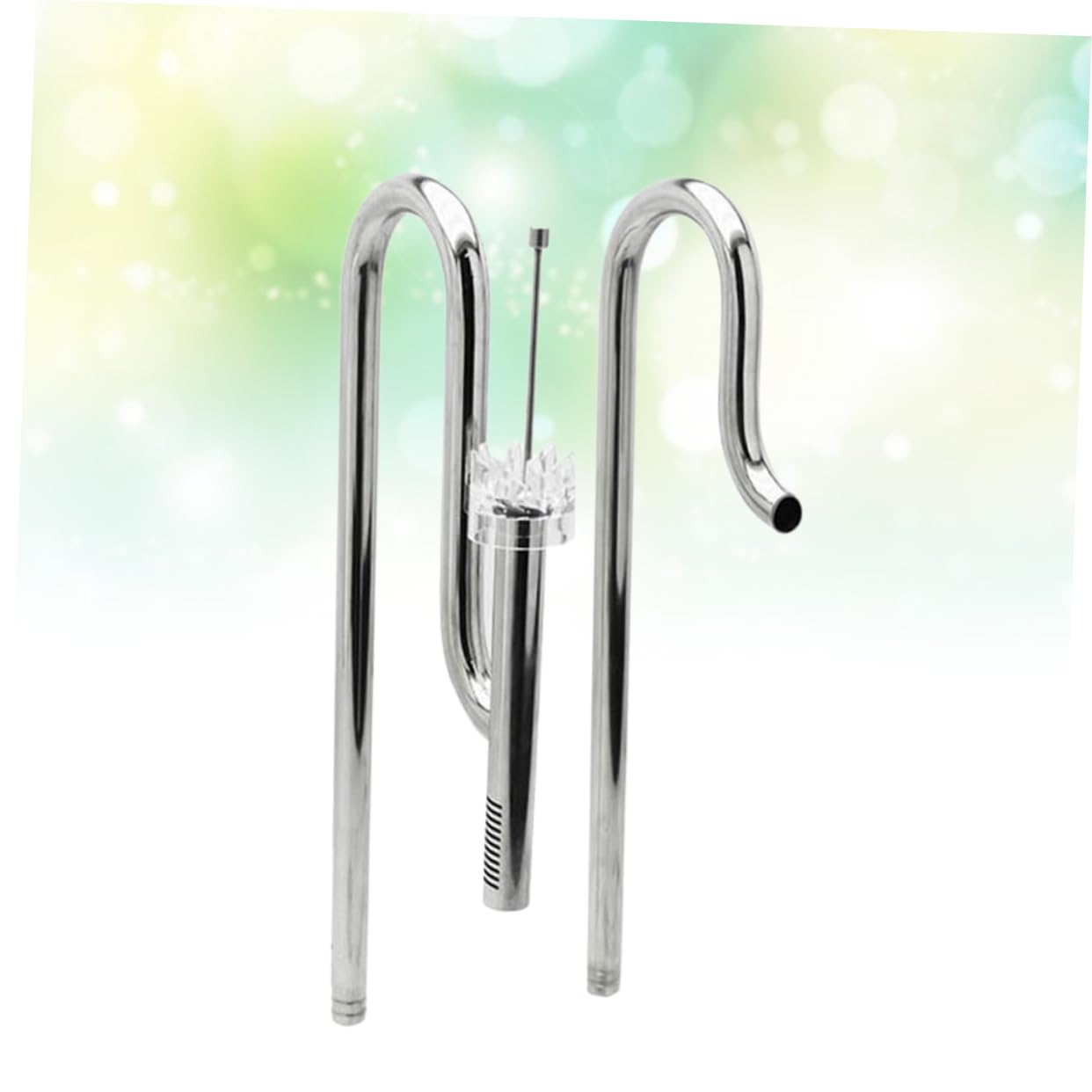 Kisangel 12mm Aquarium Edelstahl Wasser Set Einlass Und Auslass Öl-entfernung Fisch Tank Wartung Werkzeug
